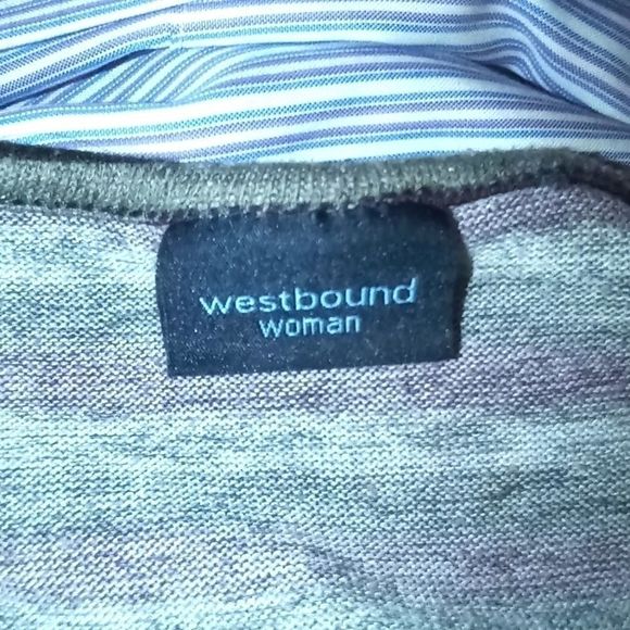 Westbound Woman Stripped Batwing Sleeve Bl… - Picture 7 of 7